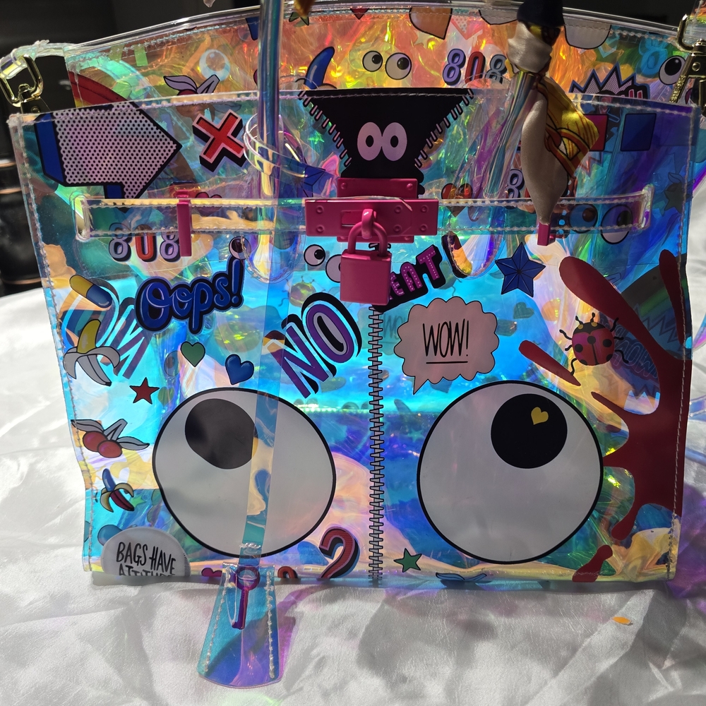 Colorful Holographic Tote Bag - Picture 11 of 16